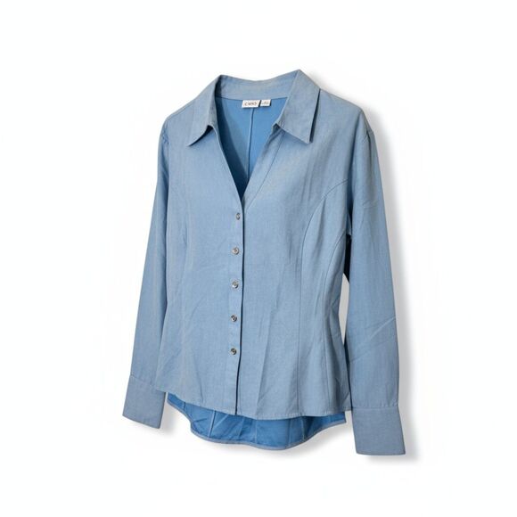 CATO Long Sleeve Button Down Top -- ITEM #3412 - Picture 1 of 3